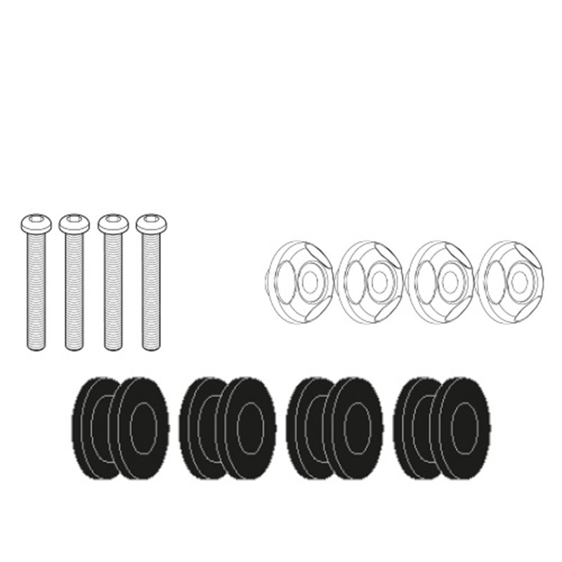 YAMAHA N-Max 125-155 (21 24) ANCLAJES CÚPULA GIVI YAMAHA N-Max 125-155 (21 24) ANCLAJES CÚPULA GIVI